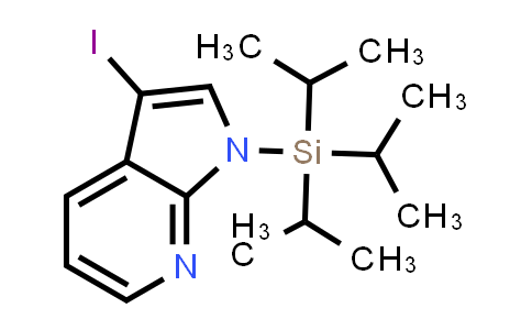 CAS No. 913983-25-2, 3-Iodo-1-[tris(propan-2-yl)silyl]-1H-pyrrolo[2,3-b]pyridine