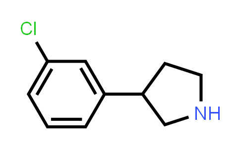 CAS No. 914299-59-5, 3-(3-Chlorophenyl)pyrrolidine