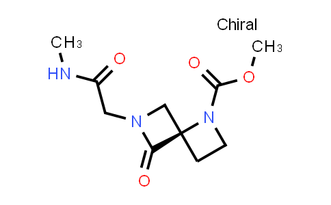 CAS No. 914389-28-9, 1,6-Diazaspiro[3.3]heptane-1-carboxylic acid, 6-[2-(methylamino)-2-oxoethyl]-5-oxo-, methyl ester, (4R)-