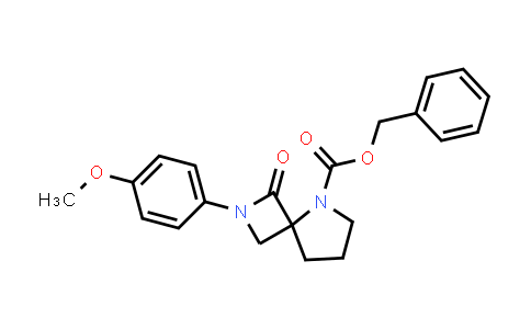 914389-32-5 | 2,5-Diazaspiro[3.4]octane-5-carboxylic acid, 2-(4-methoxyphenyl)-1-oxo-, phenylmethyl ester