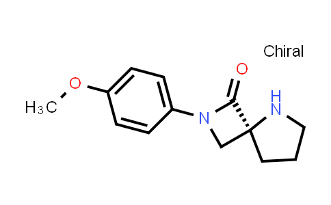 CAS No. 914389-38-1, 2,5-Diazaspiro[3.4]octan-1-one, 2-(4-methoxyphenyl)-, (4S)-