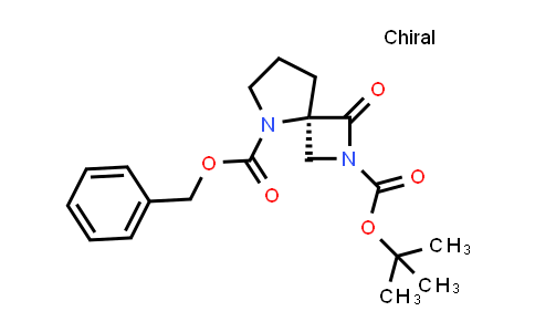 CAS No. 914389-51-8, 2,5-Diazaspiro[3.4]octane-2,5-dicarboxylic acid, 1-oxo-, 2-(1,1-dimethylethyl) 5-(phenylmethyl) ester, (4R)-