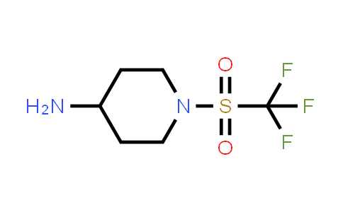 CAS No. 914397-57-2, 1-((Trifluoromethyl)sulfonyl)piperidin-4-amine