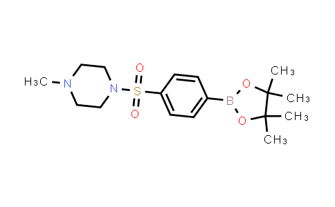 CAS No. 914610-39-2, 1-Methyl-4-[4-(tetramethyl-1,3,2-dioxaborolan-2-yl)benzenesulfonyl]piperazine