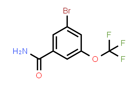 CAS No. 914636-32-1, 3-Bromo-5-(trifluoromethoxy)benzamide