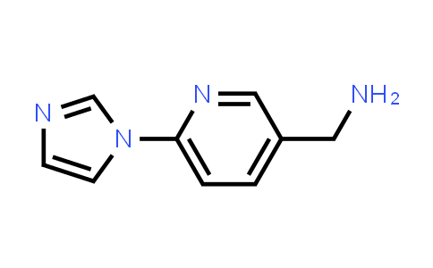CAS No. 914637-08-4, [6-(1H-Imidazol-1-yl)pyridin-3-yl]methanamine