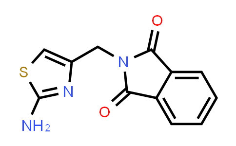 CAS No. 91494-10-9, 2-[(2-Amino-1,3-thiazol-4-yl)methyl]-1H-isoindole-1,3(2H)-dione