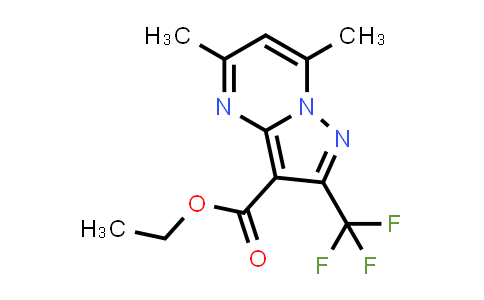 CAS No. 915157-99-2, Ethyl 5,7-dimethyl-2-(trifluoromethyl)pyrazolo[1,5-a]pyrimidine-3-carboxylate