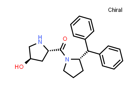 CAS No. 915205-77-5, [(2S)-2-(Diphenylmethyl)pyrrolidin-1-yl][(2S,4R)-4-hydroxypyrrolidin-2-yl]methanone