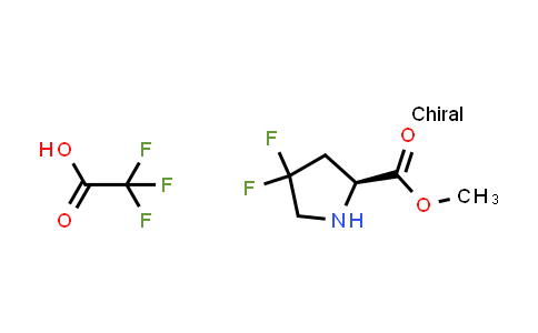 CAS No. 915230-14-7, (S)-Methyl 4,4-difluoropyrrolidine-2-carboxylate 2,2,2-trifluoroacetate