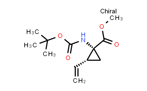 CAS No. 915317-20-3, (1R,2R)-methyl 1-(tert-butoxycarbonylamino)-2-vinylcyclopropanecarboxylate