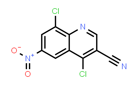 CAS No. 915369-46-9, 4,8-Dichloro-6-nitroquinoline-3-carbonitrile