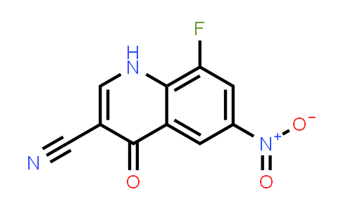 CAS No. 915369-85-6, 3-Quinolinecarbonitrile, 8-fluoro-1,4-dihydro-6-nitro-4-oxo-