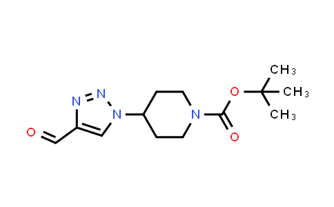 CAS No. 915370-15-9, tert-Butyl 4-(4-formyl-1H-1,2,3-triazol-1-yl)piperidine-1-carboxylate