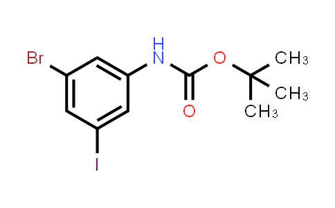 CAS No. 915413-42-2, tert-Butyl (3-bromo-5-iodophenyl)carbamate