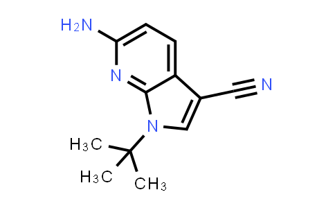 MC579717 | 915726-39-5 | 1H-Pyrrolo[2,3-b]pyridine-3-carbonitrile, 6-amino-1-(1,1-dimethylethyl)-