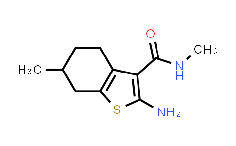 CAS No. 915920-53-5, 2-Amino-N,6-dimethyl-4,5,6,7-tetrahydrobenzo[b]thiophene-3-carboxamide