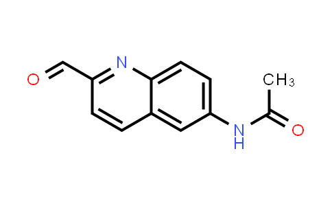 CAS No. 915923-55-6, N-(2-Formylquinolin-6-yl)acetamide