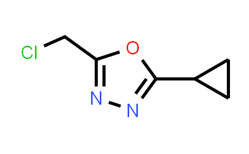 CAS No. 915924-77-5, 2-(Chloromethyl)-5-cyclopropyl-1,3,4-oxadiazole