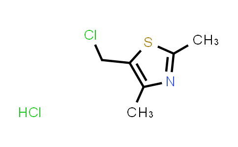 CAS No. 91615-75-7, 5-(Chloromethyl)-2,4-dimethyl-1,3-thiazole hydrochloride