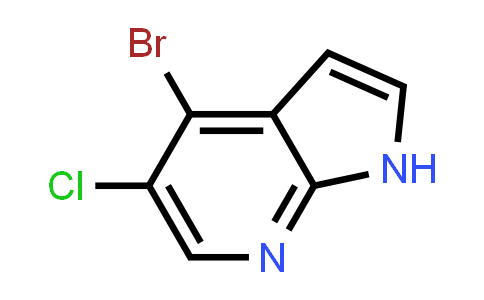 CAS No. 916176-52-8, 4-Bromo-5-chloro-1H-pyrrolo[2,3-b]pyridine