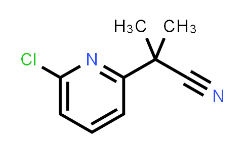 CAS No. 916176-84-6, 2-(6-Chloropyridin-2-yl)-2-methylpropanenitrile