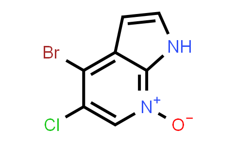 CAS No. 916176-86-8, 1H-Pyrrolo[2,3-b]pyridine, 4-bromo-5-chloro-, 7-oxide