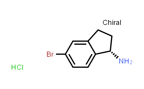 CAS No. 916210-93-0, (S)-5-Bromo-2,3-dihydro-1H-inden-1-amine hydrochloride
