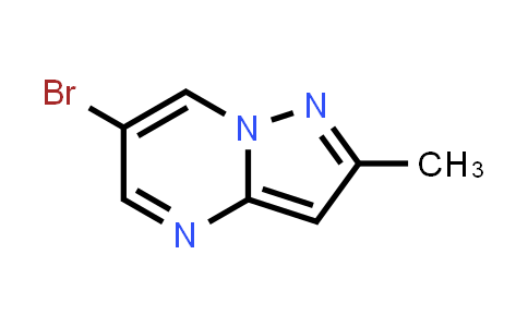 CAS No. 916256-65-0, 6-Bromo-2-methylpyrazolo[1,5-a]pyrimidine