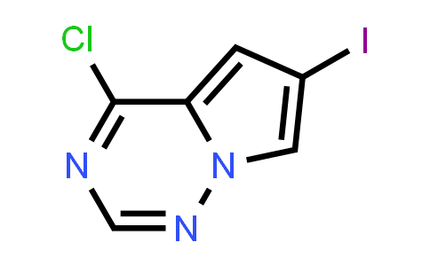 CAS No. 916420-31-0, 4-Chloro-6-iodopyrrolo[2,1-f][1,2,4]triazine
