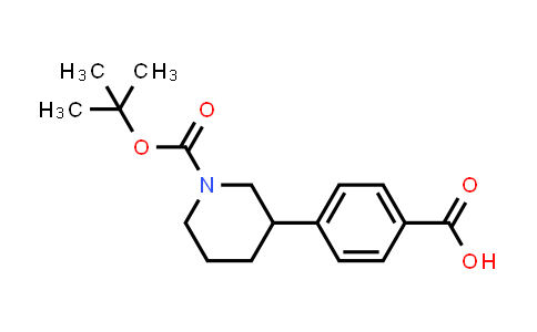 CAS No. 916421-44-8, 4-(1-(tert-Butoxycarbonyl)piperidin-3-yl)benzoic acid