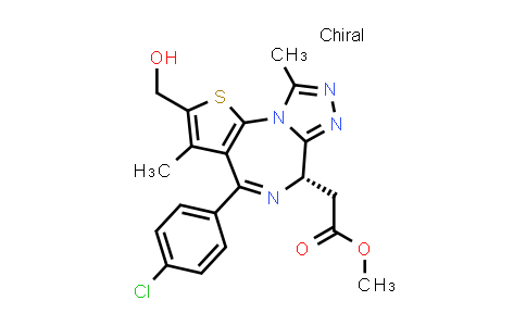 CAS No. 916491-91-3, Methyl (S)-2-(4-(4-chlorophenyl)-2-(hydroxymethyl)-3,9-dimethyl-6H-thieno[3,2-f][1,2,4]triazolo[4,3-a][1,4]diazepin-6-yl)acetate