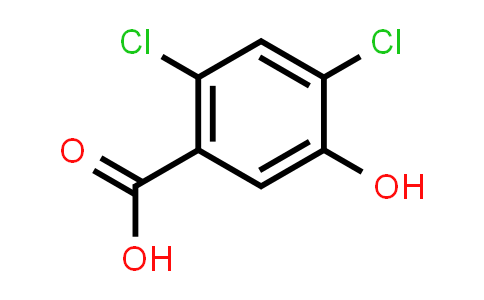 CAS No. 91659-09-5, 2,4-Dichloro-5-hydroxybenzoic acid