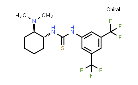 CAS No. 916665-84-4, rel-N-[3,5-Bis(trifluoromethyl)phenyl]-N'-[(1R,2R)-2-(dimethylamino)cyclohexyl]thiourea