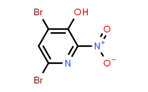 CAS No. 916737-75-2, 4,6-Dibromo-2-nitropyridin-3-ol