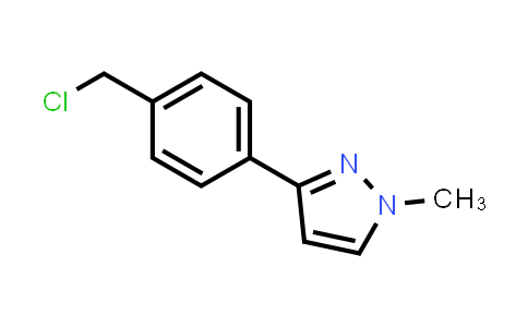 CAS No. 916766-83-1, 3-(4-(Chloromethyl)phenyl)-1-methyl-1H-pyrazole