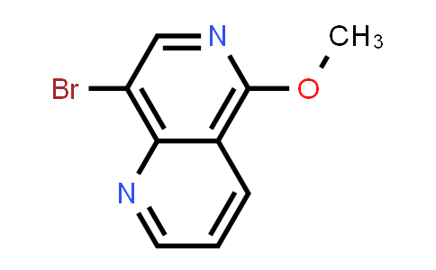 CAS No. 917474-63-6, 8-Bromo-5-methoxy-1,6-naphthyridine