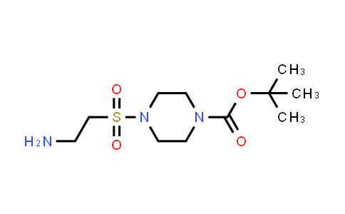 917562-08-4 | tert-Butyl 4-((2-aminoethyl)sulfonyl)piperazine-1-carboxylate
