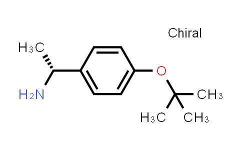 CAS No. 917911-60-5, Benzenemethanamine, 4-(1,1-dimethylethoxy)-α-methyl-, (αR)-
