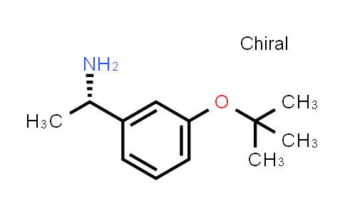 CAS No. 917911-63-8, Benzenemethanamine, 3-(1,1-dimethylethoxy)-α-methyl-, (αS)-
