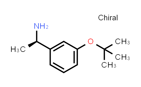 CAS No. 917911-64-9, Benzenemethanamine, 3-(1,1-dimethylethoxy)-α-methyl-, (αR)-