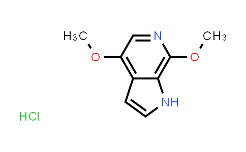 CAS No. 917918-79-7, 4,7-Dimethoxy-1H-pyrrolo[2,3-c]pyridine hydrochloride