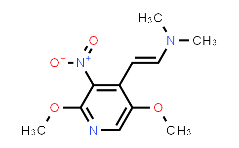 CAS No. 917918-82-2, 2,5-Dimethoxy-4-[2-(dimethylamino)ethenyl]-3-nitropyridine