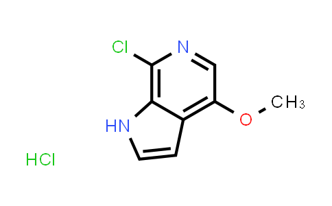 CAS No. 917918-83-3, 7-chloro-4-methoxy-1H-pyrrolo[2,3-c]pyridine hydrochloride