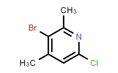CAS No. 918145-29-6, 3-Bromo-6-chloro-2,4-dimethylpyridine