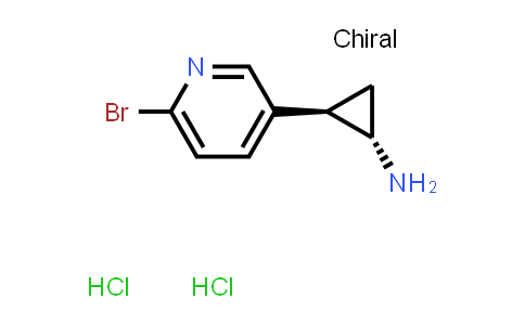 CAS No. 918305-74-5, (1S,2R)-rel-2-(6-Bromopyridin-3-yl)cyclopropan-1-amine dihydrochloride