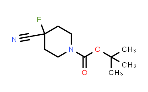 CAS No. 918431-93-3, tert-Butyl 4-cyano-4-fluoropiperidine-1-carboxylate