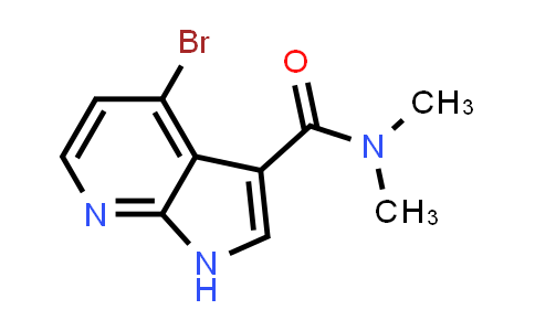 CAS No. 918514-47-3, 1H-Pyrrolo[2,3-b]pyridine-3-carboxamide, 4-bromo-N,N-dimethyl-