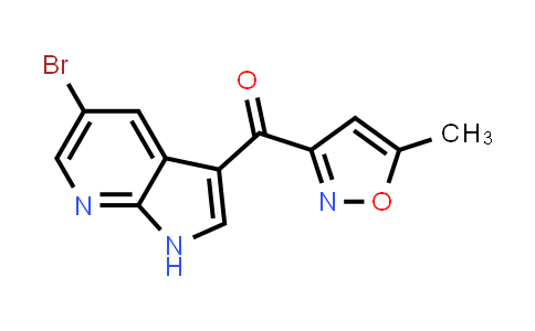 CAS No. 918514-88-2, Methanone, (5-bromo-1H-pyrrolo[2,3-b]pyridin-3-yl)(5-methyl-3-isoxazolyl)-