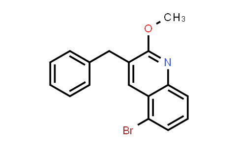 CAS No. 918518-83-9, 3-Benzyl-5-bromo-2-methoxyquinoline